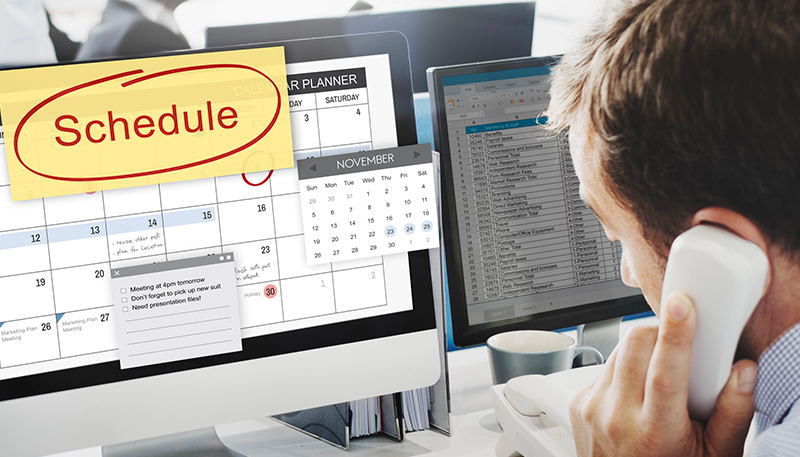 Scheduling commercial electrical service around business hours